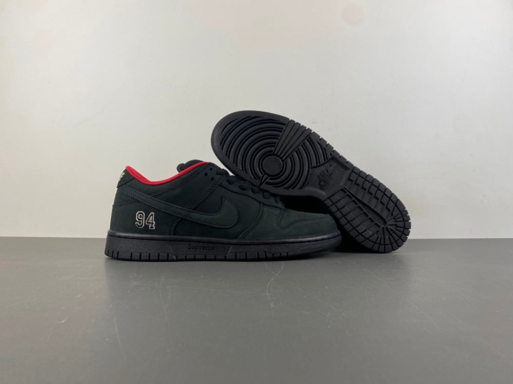 Supreme x Nike SB Dunk Low “Black/Red”